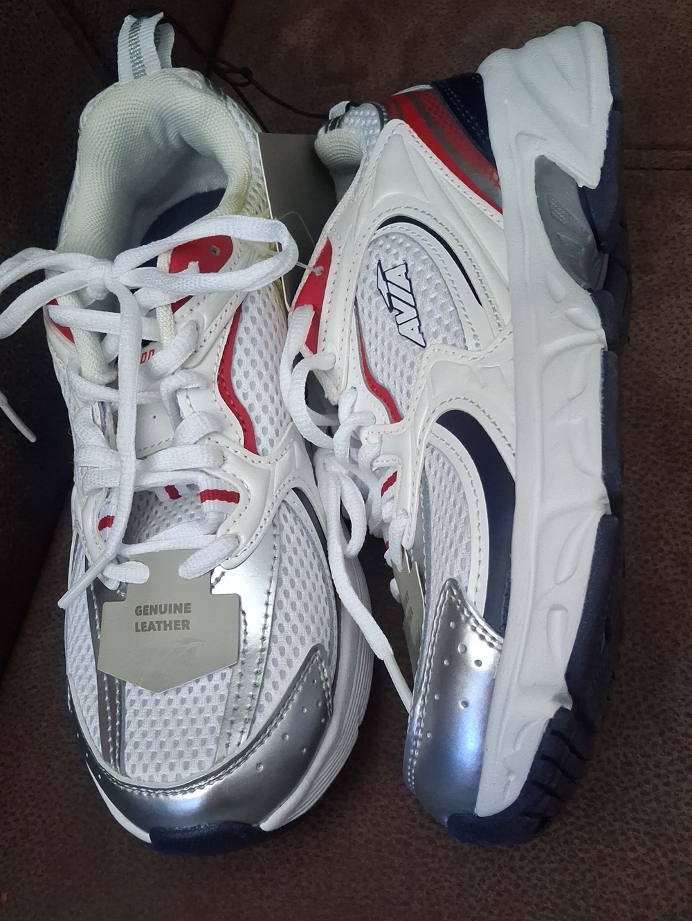 Avia 5000 Sneaker Women's White, Silver & Red Athletic Shoes Size 6 - Picture 6 of 6